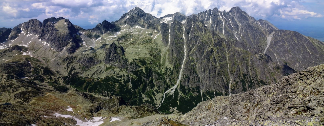 View from the Slavkovský štít